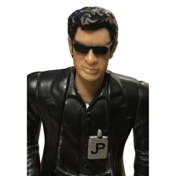 Jurassic Park 1994 Series 2 Ian Malcolm Figure W/ Gallimimus Hatchling & Gun Acc - Picture 11 of 11